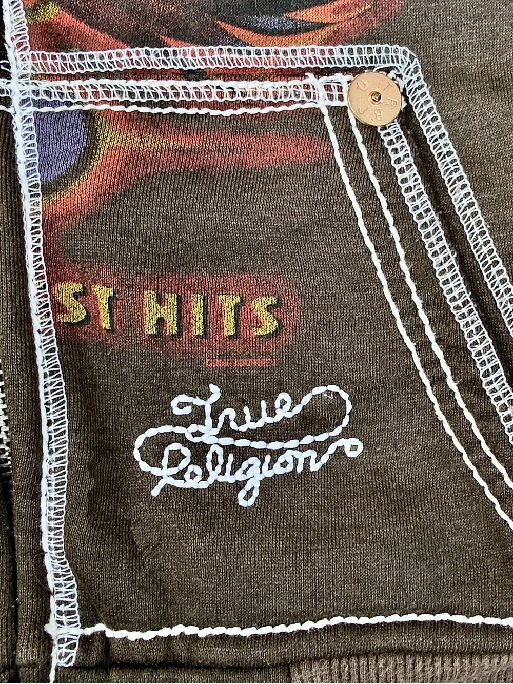 EXTREMELY RARE vintage authentic mid 2000s true religion journey’s greatest hits